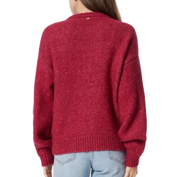 Sam Edelman Women's Khloe Crewneck Boxy Pullover Sweater. Size Small. New.Stay - Picture 2 of 11